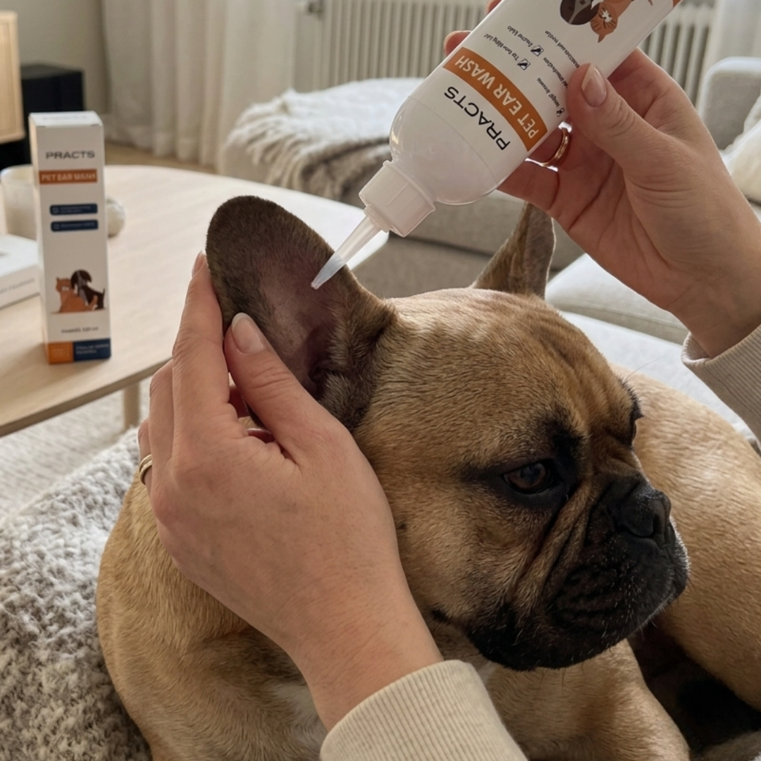 PRACTS Pet Ear Cleaning Solution Drops-NO