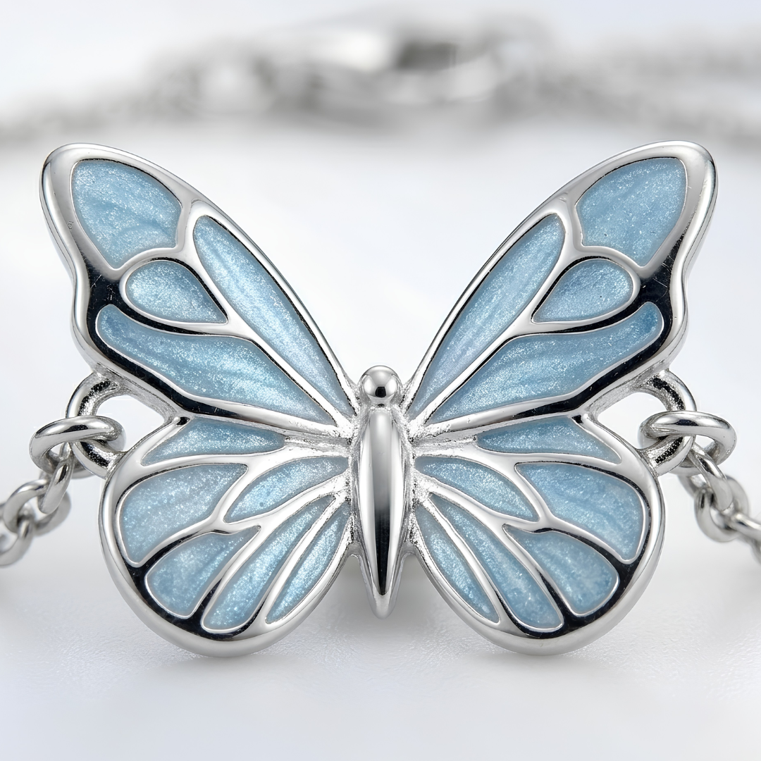 PRACTS Luminous Butterfly Charm Bracelet-FR